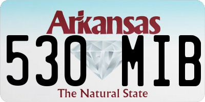 AR license plate 530MIB