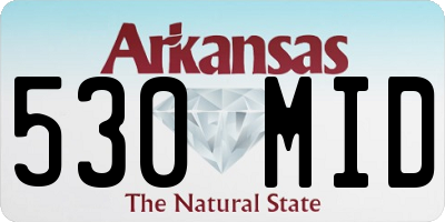 AR license plate 530MID