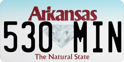 AR license plate 530MIN
