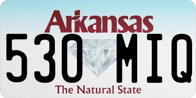 AR license plate 530MIQ