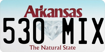 AR license plate 530MIX