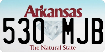 AR license plate 530MJB