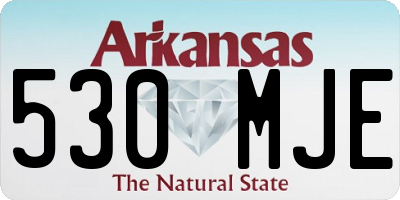AR license plate 530MJE