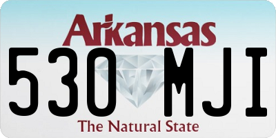 AR license plate 530MJI
