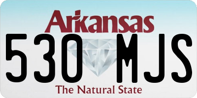 AR license plate 530MJS