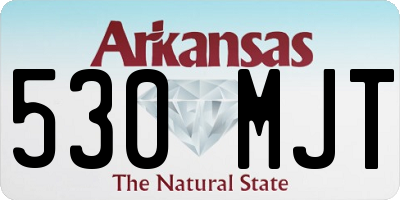 AR license plate 530MJT