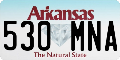 AR license plate 530MNA