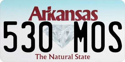 AR license plate 530MOS