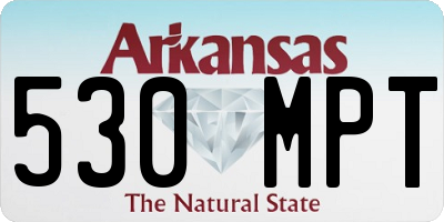 AR license plate 530MPT