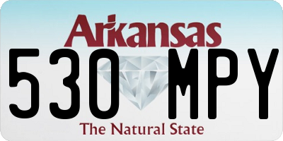 AR license plate 530MPY