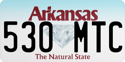 AR license plate 530MTC