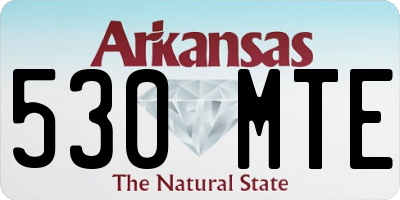 AR license plate 530MTE