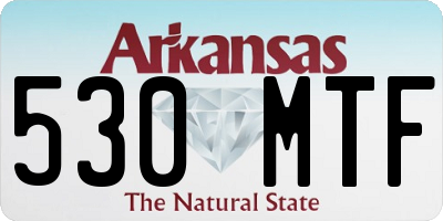 AR license plate 530MTF