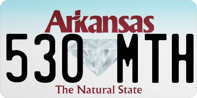 AR license plate 530MTH