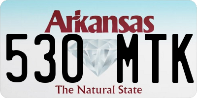 AR license plate 530MTK