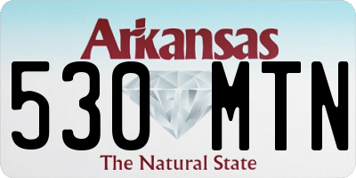 AR license plate 530MTN