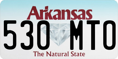 AR license plate 530MTO