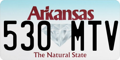 AR license plate 530MTV