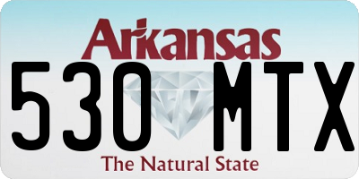 AR license plate 530MTX