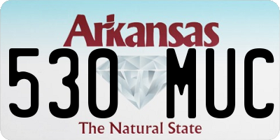 AR license plate 530MUC