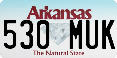 AR license plate 530MUK