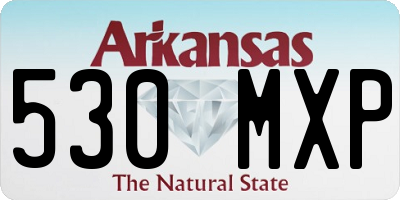 AR license plate 530MXP