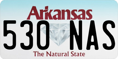 AR license plate 530NAS