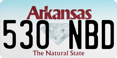 AR license plate 530NBD