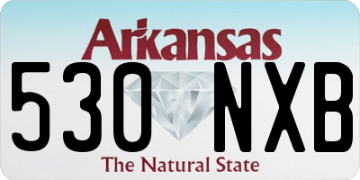 AR license plate 530NXB