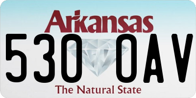 AR license plate 530OAV