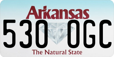 AR license plate 530OGC