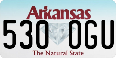 AR license plate 530OGU
