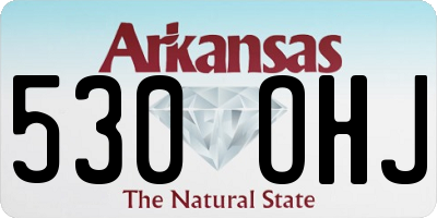 AR license plate 530OHJ