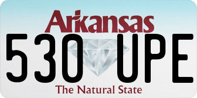AR license plate 530UPE