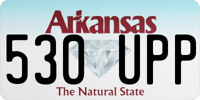 AR license plate 530UPP