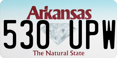 AR license plate 530UPW