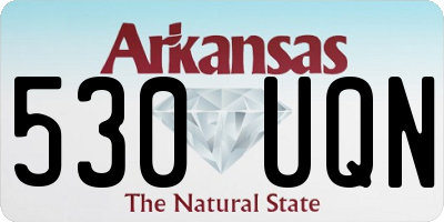 AR license plate 530UQN