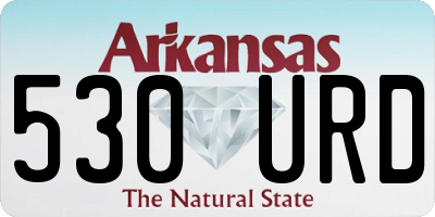 AR license plate 530URD