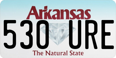 AR license plate 530URE