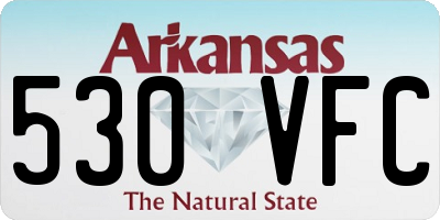 AR license plate 530VFC