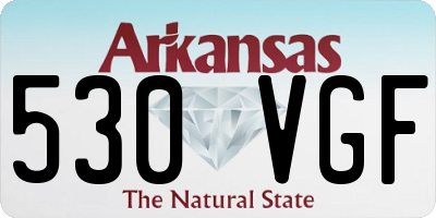AR license plate 530VGF