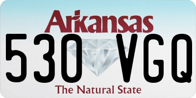 AR license plate 530VGQ