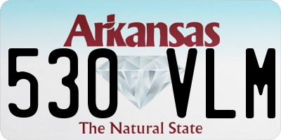 AR license plate 530VLM