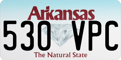 AR license plate 530VPC