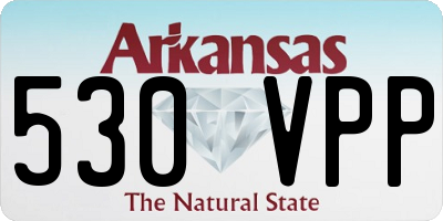 AR license plate 530VPP