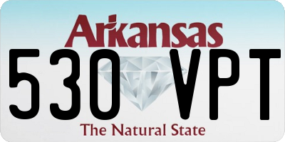AR license plate 530VPT