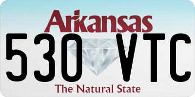 AR license plate 530VTC