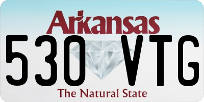 AR license plate 530VTG