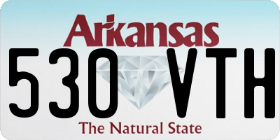 AR license plate 530VTH