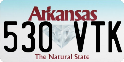 AR license plate 530VTK